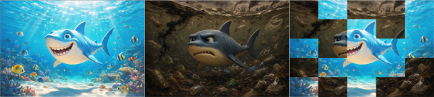 Happy, sad and mix sharks!